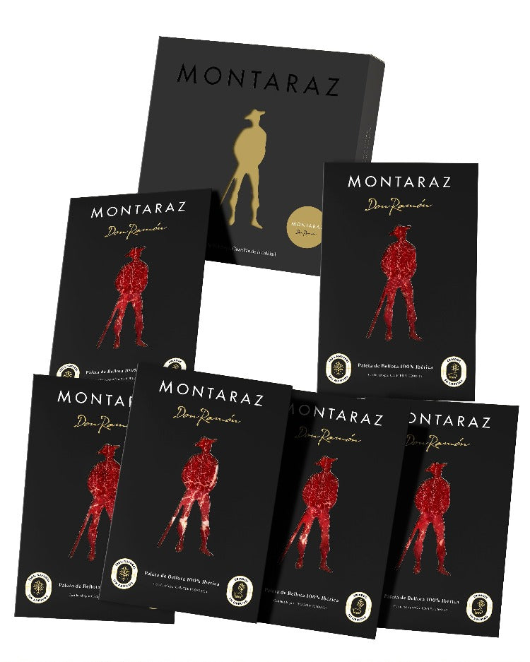 Montaraz Don Ramón - Paleta de Bellota 100% Ibérica loncheada (25 sobres de 100g)