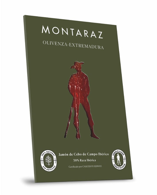 Montaraz Extremadura-Jamón de Cebo de Campo ibérico (35 sobres de 100g)