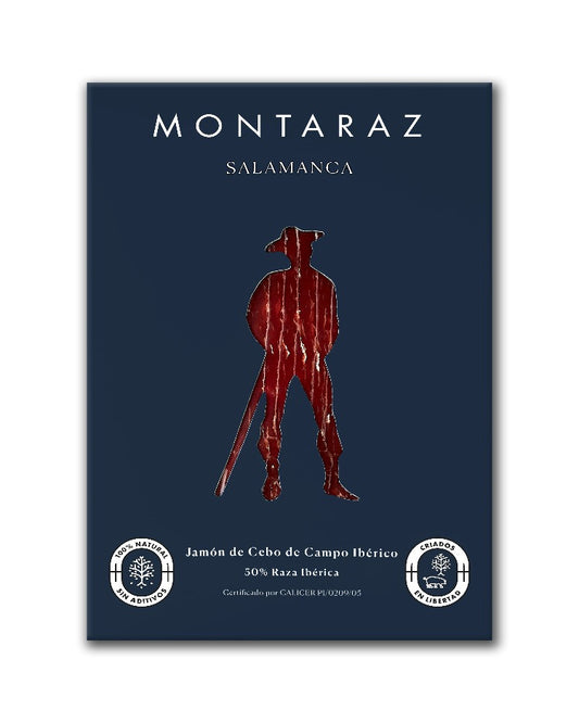 Montaraz Salamanca - Jamón de Cebo de Campo Ibérico (35 sobres de 100g)